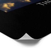 Poster Trois croix sur un lac (Coin)