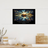 Poster Trois croix sur un lac (Cuisine)