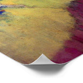 Poster Trois danseurs en jupe jaune par Degas (Coin)