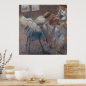 Poster Trois danseurs se préparent pour la classe - Edgar (Cuisine)