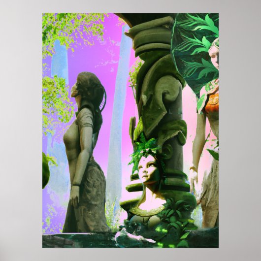 Poster Trois déesses de la forêt (Devant)