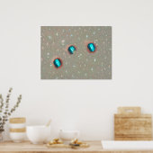 Poster Trois Doigts Dans La Mousse (Cuisine)