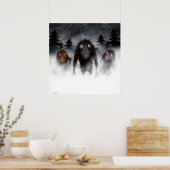 Poster Trois drôles de monstre trolls (Cuisine)