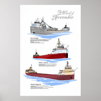 Poster Trois épaves célèbres de l'histoire