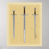 Poster Trois épées médiévales 2016 (Devant)