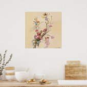 Poster "Trois esprits fous de joie" par Warwick Goble (Cuisine)