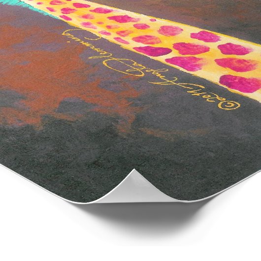 Poster Trois Giraffes (Coin)