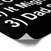 Poster Trois Grandes Raisons D'Étudier (Version Papa [som (Coin)