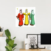 Poster Trois hommes sages (Bureau à domicile)