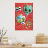 Poster Trois jours de crânes morts (Cuisine)