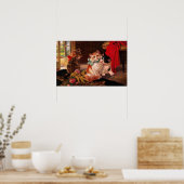 Poster Trois Kitten Vintage (Cuisine)