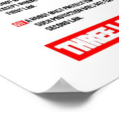 POSTER TROIS LOIS DE ROBOTIQUE (Coin)