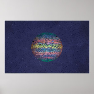 Poster Trois lunes diffusent des ombres sur Jupiter