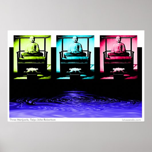 Poster trois manjusris (Devant)