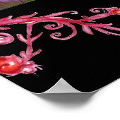 POSTER TROIS MASQUES ET NUIT CARNAVALE À VENISE (Coin)