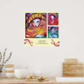 Poster TROIS MASQUES /Visages du Carnaval vénitien (Cuisine)