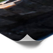 Poster Trois mignonnes chiots papillon sur un banc de jar (Coin)