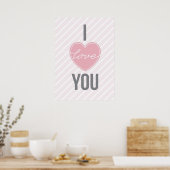 Poster Trois Mots : Je T'Aime (Cuisine)