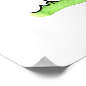 Poster Trois oiseaux d'aquarelle à lunettes (Coin)