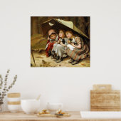 Poster Trois petits chatons (Cuisine)