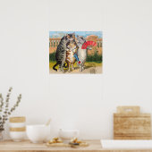 Poster Trois Petits Chatons Illustration de Mère l'Oie (Cuisine)