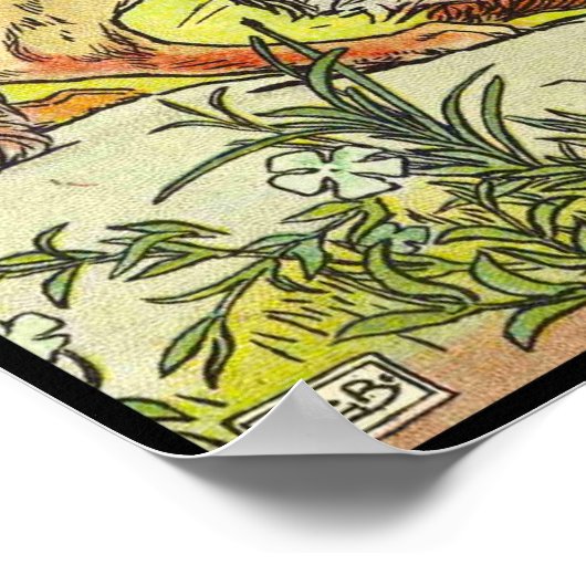 Poster Trois petits cochons : Il a soufflé la maison (Coin)