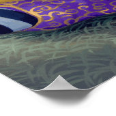 Poster Trois Petits Oiseaux ART IMPRIMER fée des oiseaux (Coin)