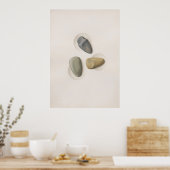 Poster Trois Pierres Équilibre et Alignement Murale Spiri (Cuisine)