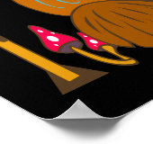 Poster Trois pirates Tiki, drôle noir (Coin)