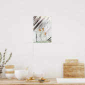Poster Trois princesses dans la montagne bleue par Kay Ni (Cuisine)