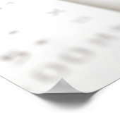 Poster Trois reçus sur arrière - plan blanc. Il y a (Coin)