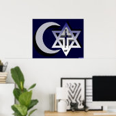 Poster Trois religions Imprimer (Bureau à domicile)