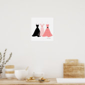 Poster Trois robes (Cuisine)