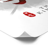 Poster Trois royaumes "WU" Calligraphie Art (Coin)