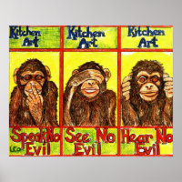 Trois singes sages