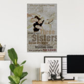 Poster trois soeurs (Bureau à domicile)