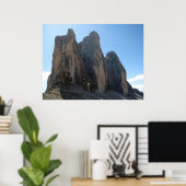 Poster Trois sommets (Bureau à domicile)