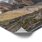 Poster Trois sommets de Lavaredo, Dolomites, Italie (Coin)