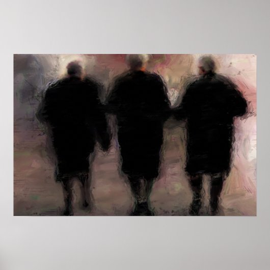 Poster Trois veuves (Devant)