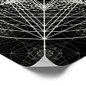 Poster Troisième dimension Géométrie sacrée (Coin)