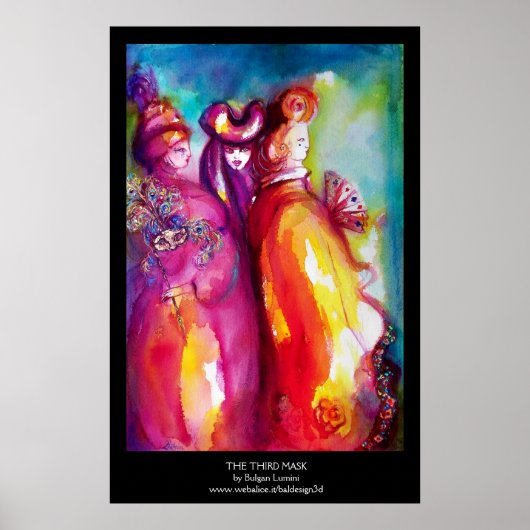 Poster TROISIÈME MASQUE / Balle mascarade du Carnaval vén (Devant)