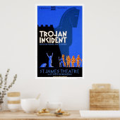 Poster Trojan Incident Homer 1937 WPA (Cuisine)