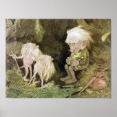 Poster Troll avec sa grenouille (Devant)