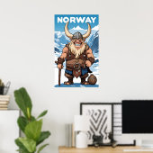 Poster Troll norvégien (Bureau à domicile)