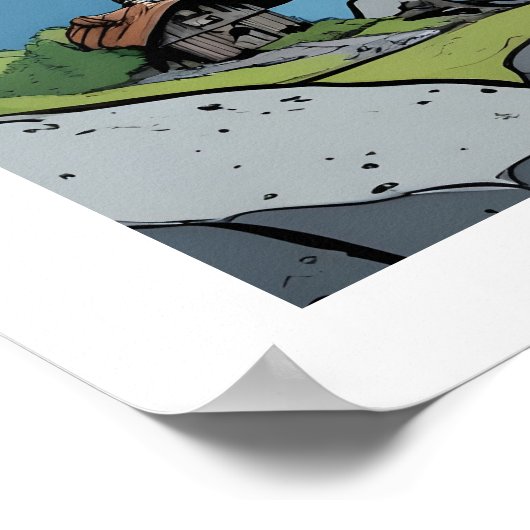 Poster Troll norvégien (Coin)