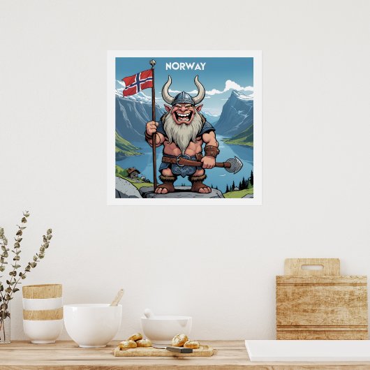 Poster Troll norvégien (Cuisine)