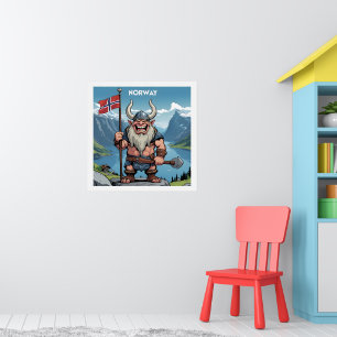 Poster Troll norvégien