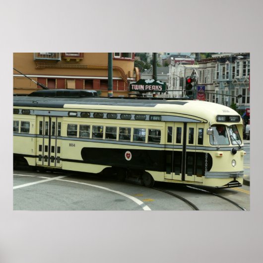 Poster Trolley de San Francisco (Devant)