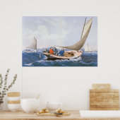 Poster Trolling pour le poisson bleu au large de la côte  (Cuisine)