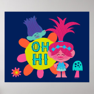 Poster Trolls   Poppy & Branch - Oh Hi There 2